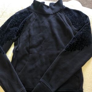 Lululemon Pullover With Velvet Lace Details
